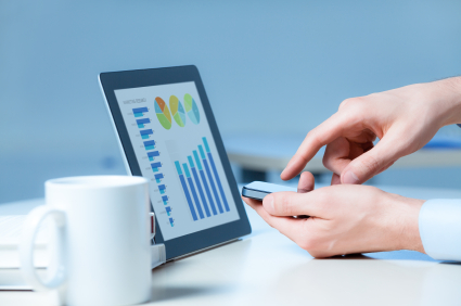 Businessman Working With Modern Devices