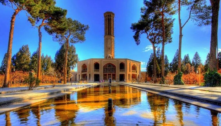 مرمت و معماری باغ دولت آباد یزد